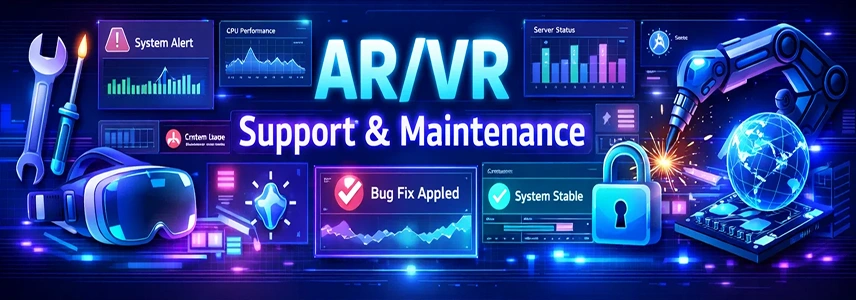 AR/VR app support and maintenance services